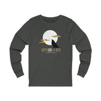 Happy Howl-O-Ween Long Sleeve Jersey Tee