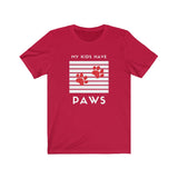My Kids Have Paws Unisex Jersey Tee