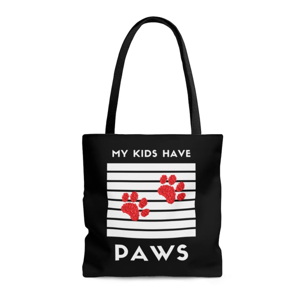 My Kids Have Paws AOP Tote Bag