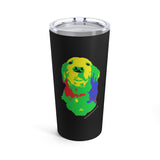 Golden Retriever Splash of Color Tumbler